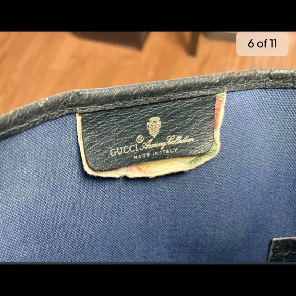 Vintage 1980’s Gucci blue tote great shape - Picture 5 of 10